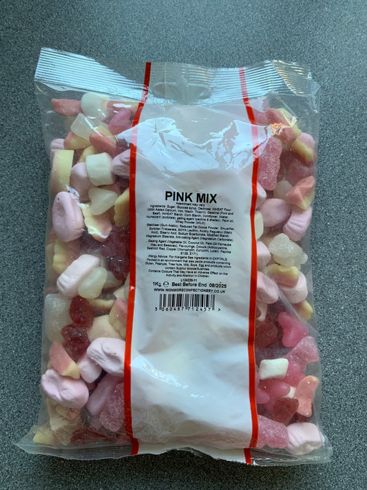 1 kg pink mix sweets